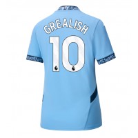 Manchester City Jack Grealish #10 Replica Home Shirt Ladies 2024-25 Short Sleeve